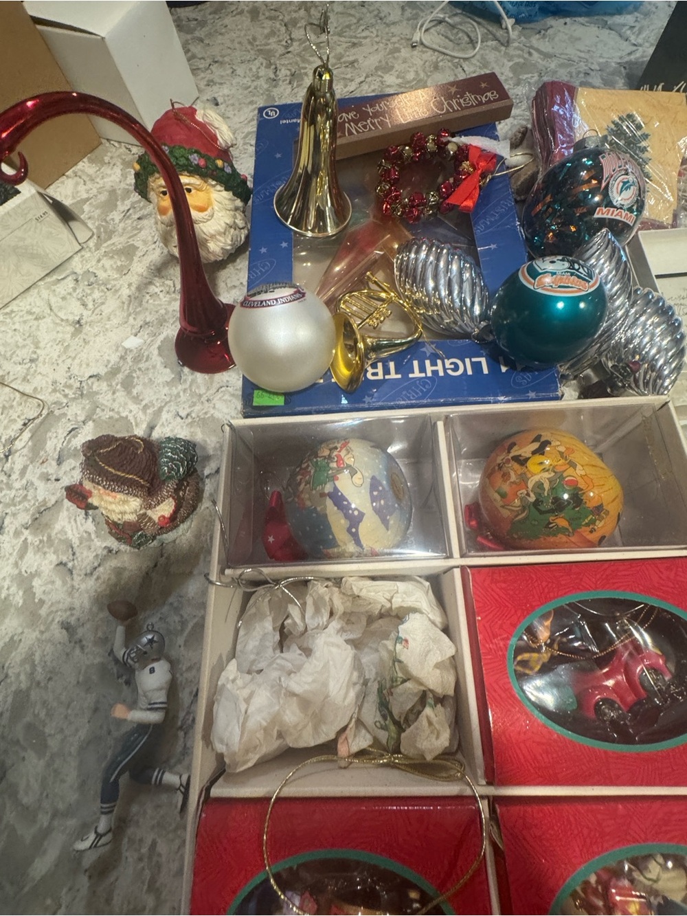 Holiday Glass Ornament Set - Multi-Color Christmas Decorations